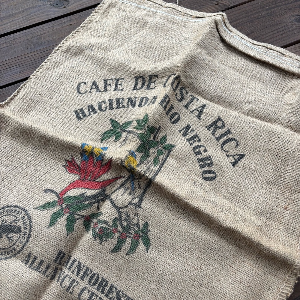 3 Burlap Coffee Sacks For Crafting or Decor - Picture 8 of 11